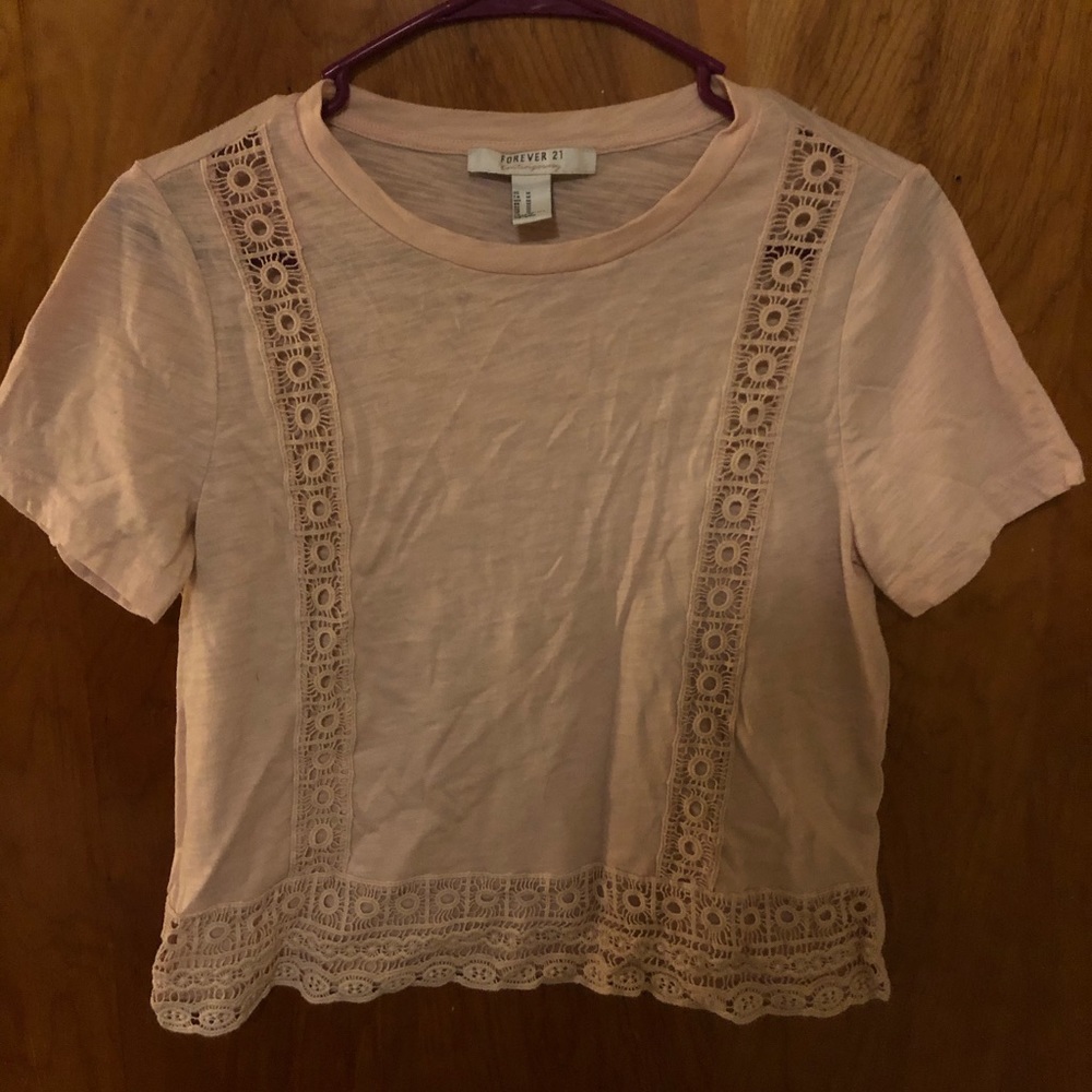 Lace crop top